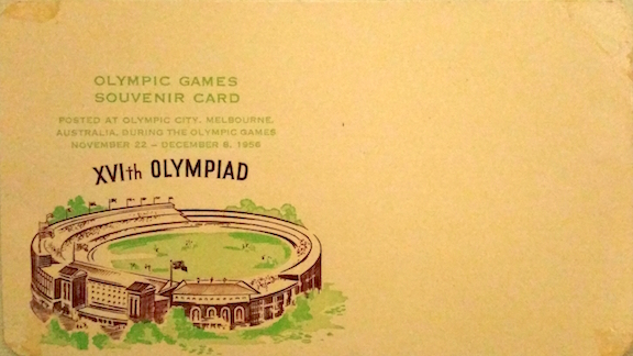 postcard melbourne 1956 olympics copy