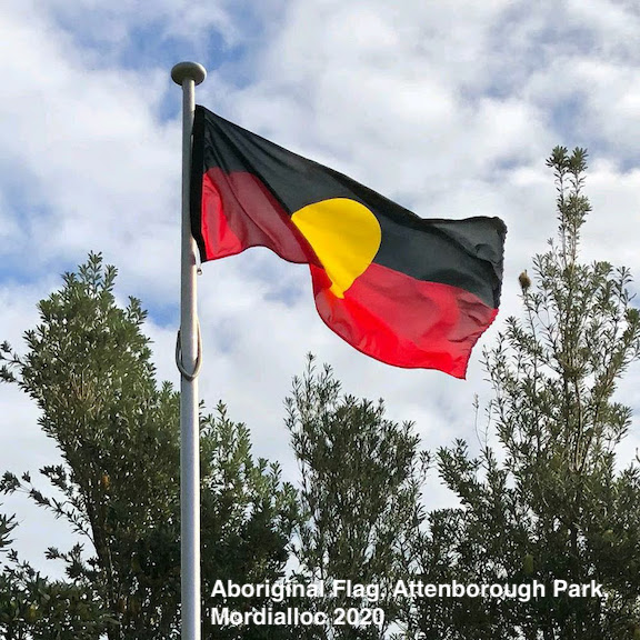 Aboriginal flag in Mordialloc